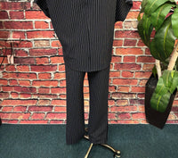 Isle Women's City Chic Pinstripe Set in black - women's sleepwear - detail view