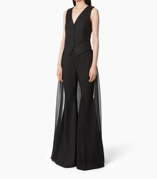 Nina Ricci - Virgin Wool Gabardine Flare Pants