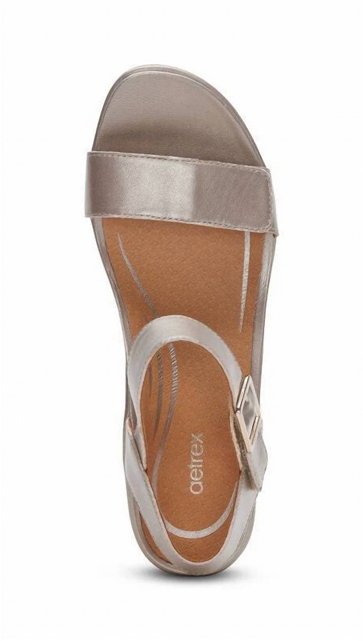 Aetrex - Women's Andrea Quarter Strap Wedge