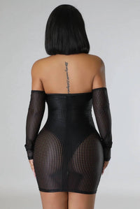 Good Time Usa - Catching Feelings - Bodysuit Long Sleeve Tube Dress