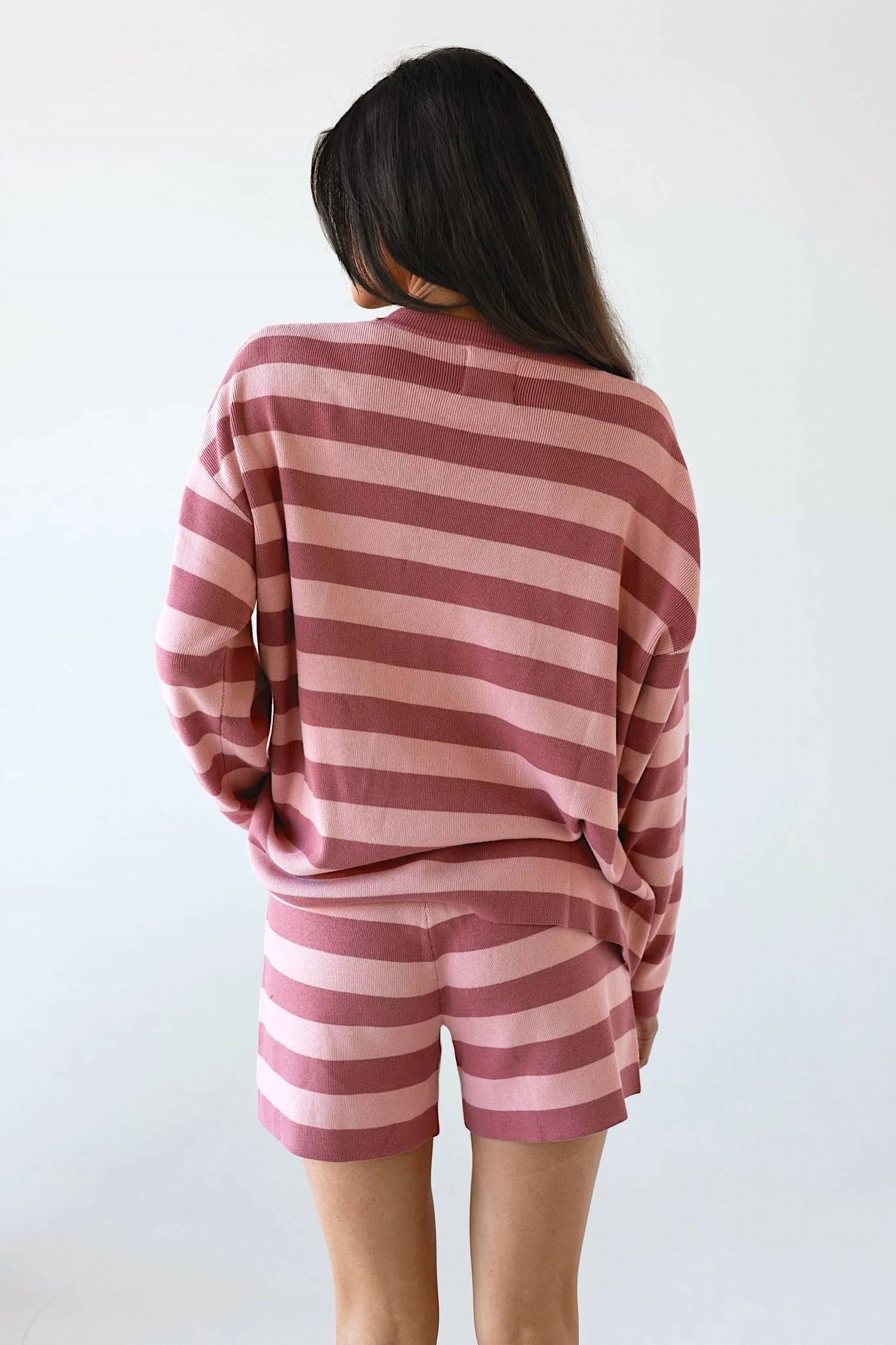 Lovlov - Amore Striped Knit Lounge Set