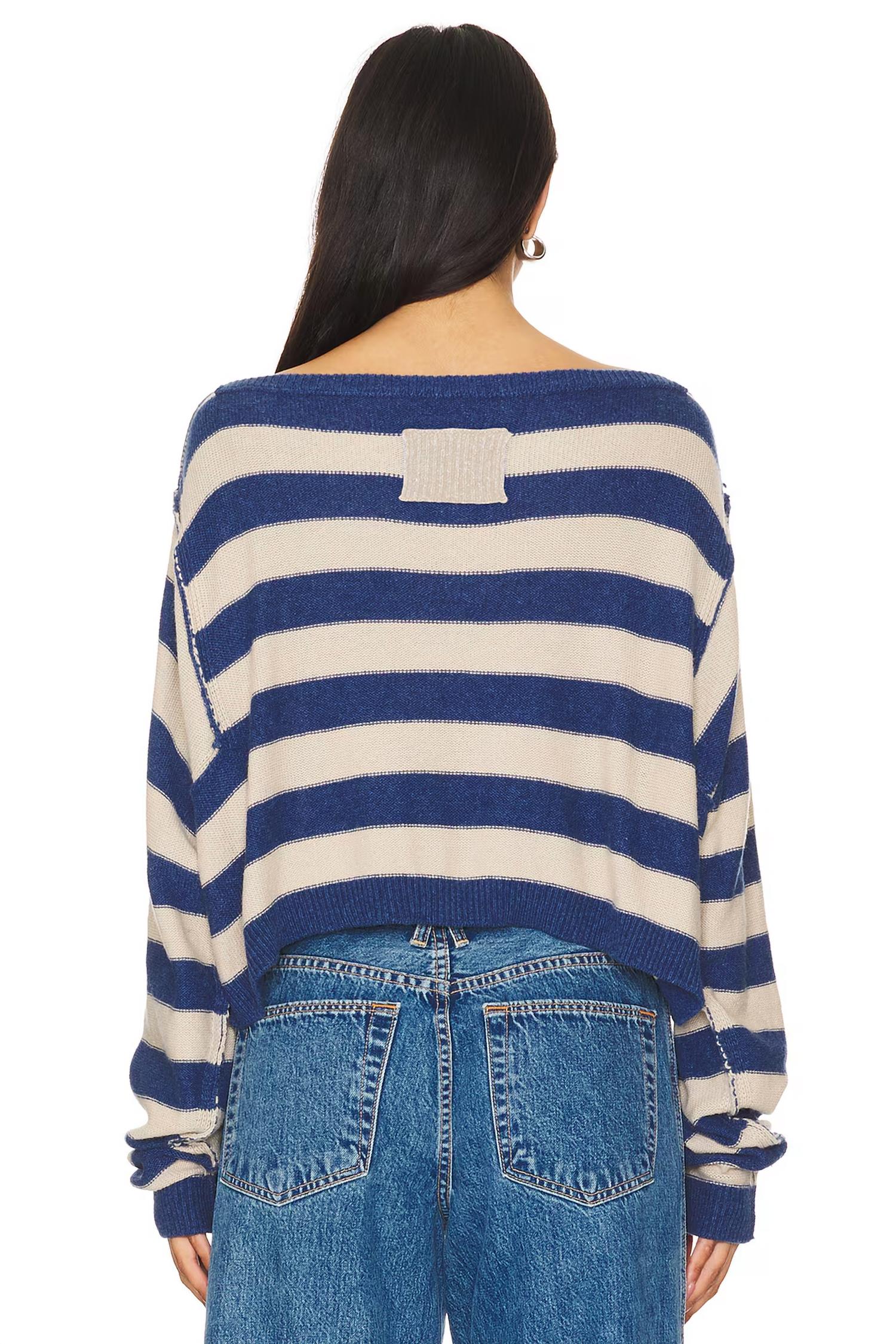 Free People - Into The Blue Pullover Top