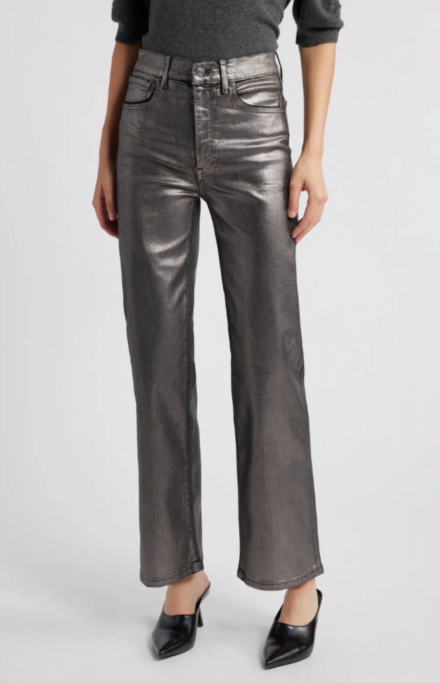 Frame - Le Sleek Straight Coated Jeans