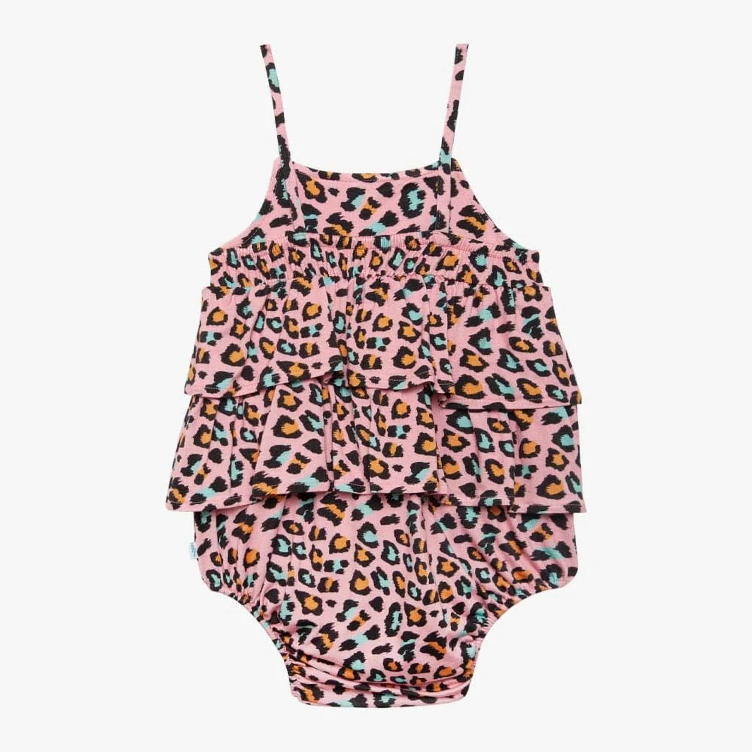 Posh Peanut - Basic Ruffled Spaghetti Romper