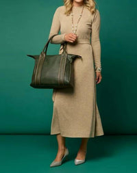 Coco + Carmen - Julane Knit Dress With Belt