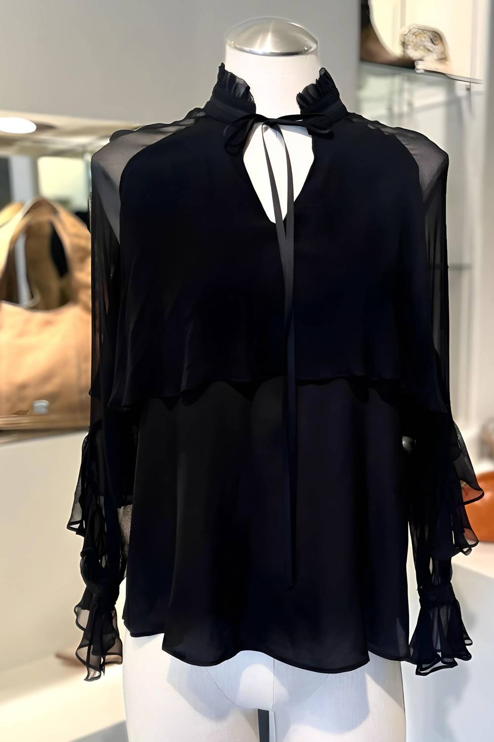 Jessie Liu - SILK CHIFFON TOP