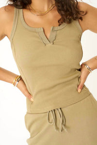 Project Social T - Reilley Notch Neck Rib Tank