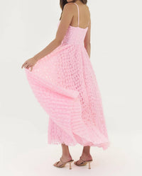 hutch Amara Midi Gown in pink - women's dress - alternate view