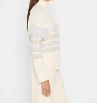 Nic + Zoe - Tinsley Trimmed Fringe Sweater