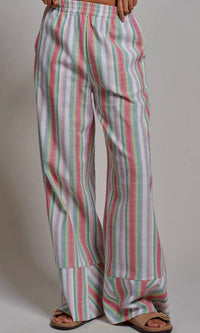Urban Daizy - Seaside Stroll Elastic Waist Pant
