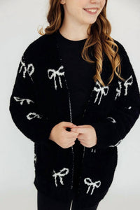 Mila & Rose - Bow Cozy Cardigan