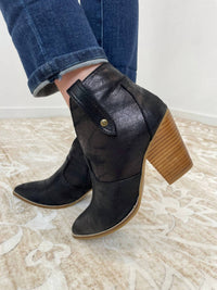 Corkys Footwear Women's Bar Hoppin Bootie Shoe in black - women's shoe - alternate view