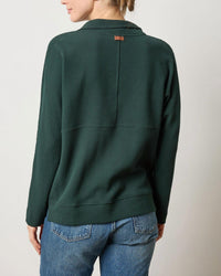 Lilla P - Dolman Oversized Half Zip Top