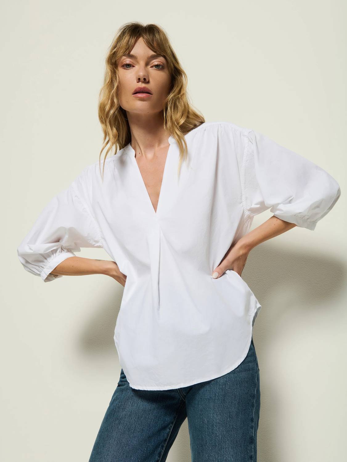 Nation Ltd - Daphna Poplin Pima Cotton Shirt