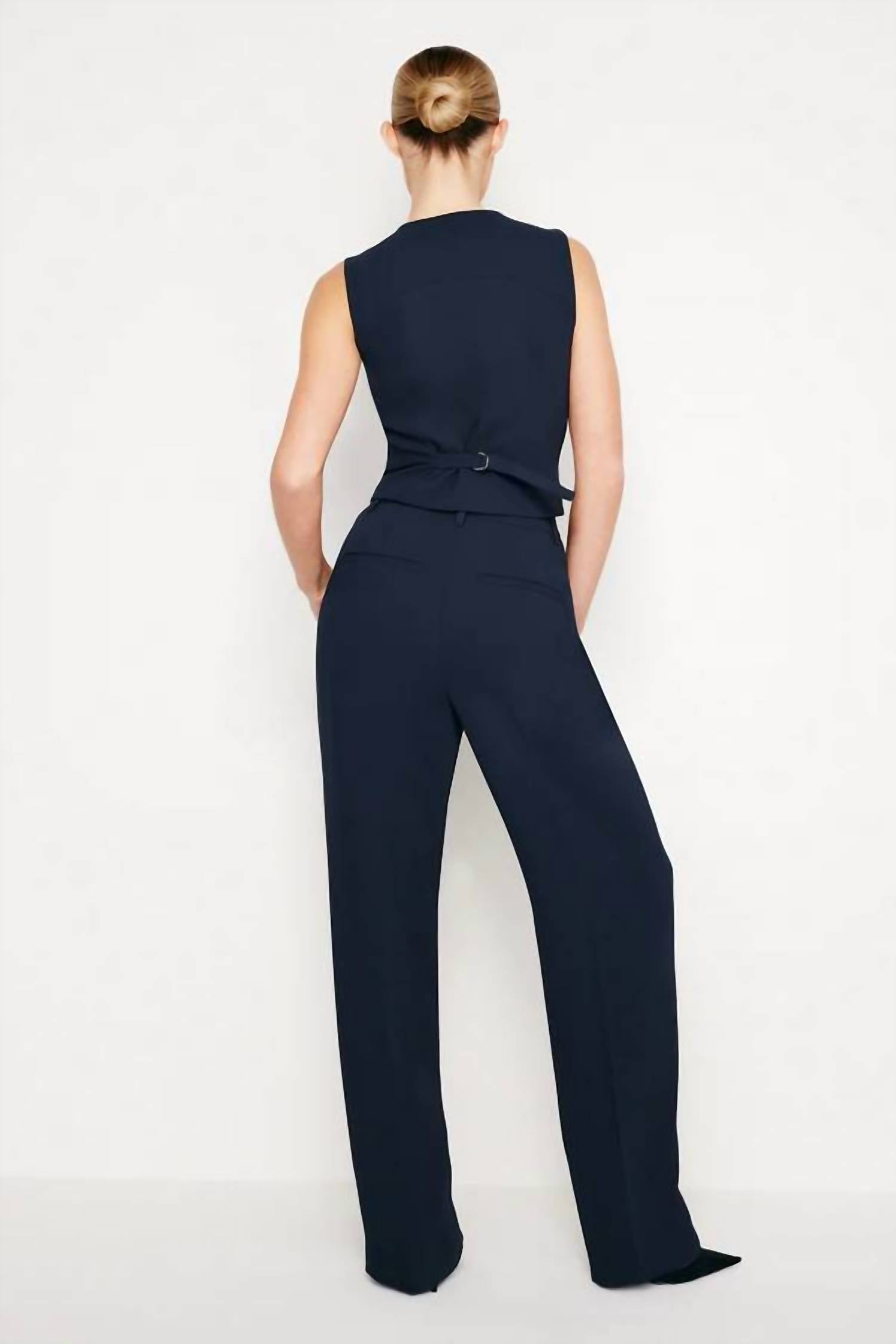 Good American - Luxe Suiting Column Trouser