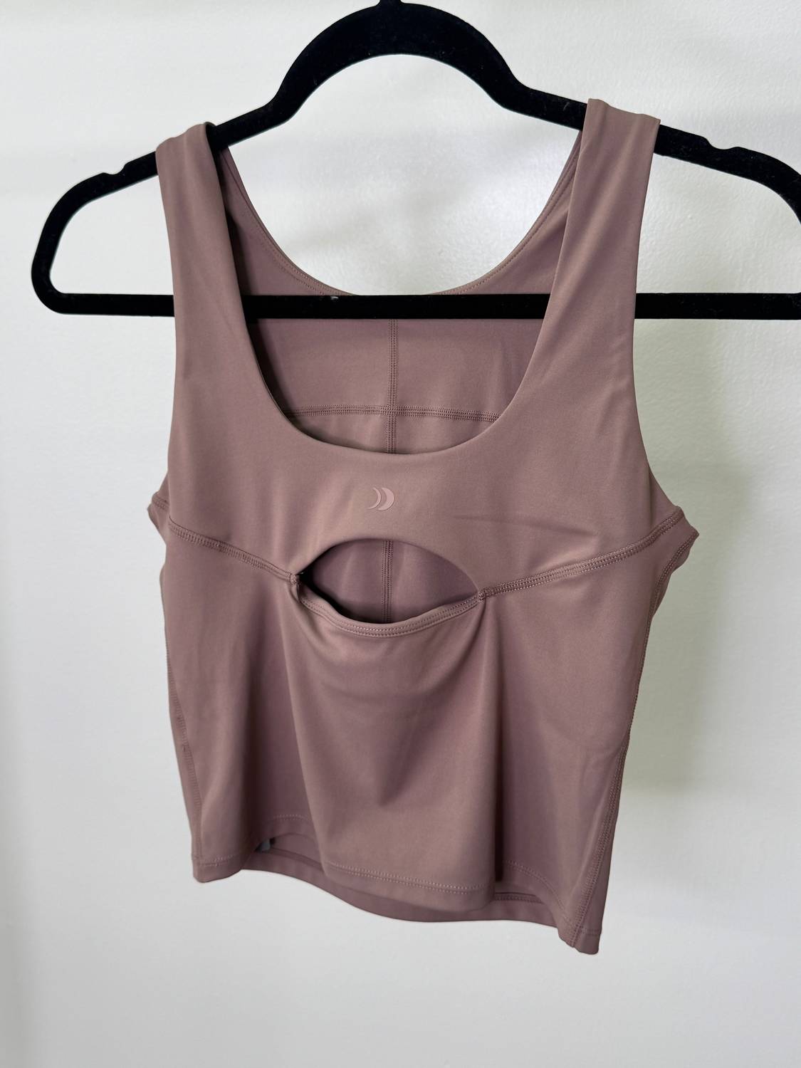 Z Supply Women's Aspen Longline Top in deep taupe - women's shirt - detail view