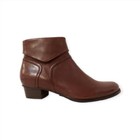 Regarde Le Ciel Women's Glove Lace Up Bootie in noce - women's shoe