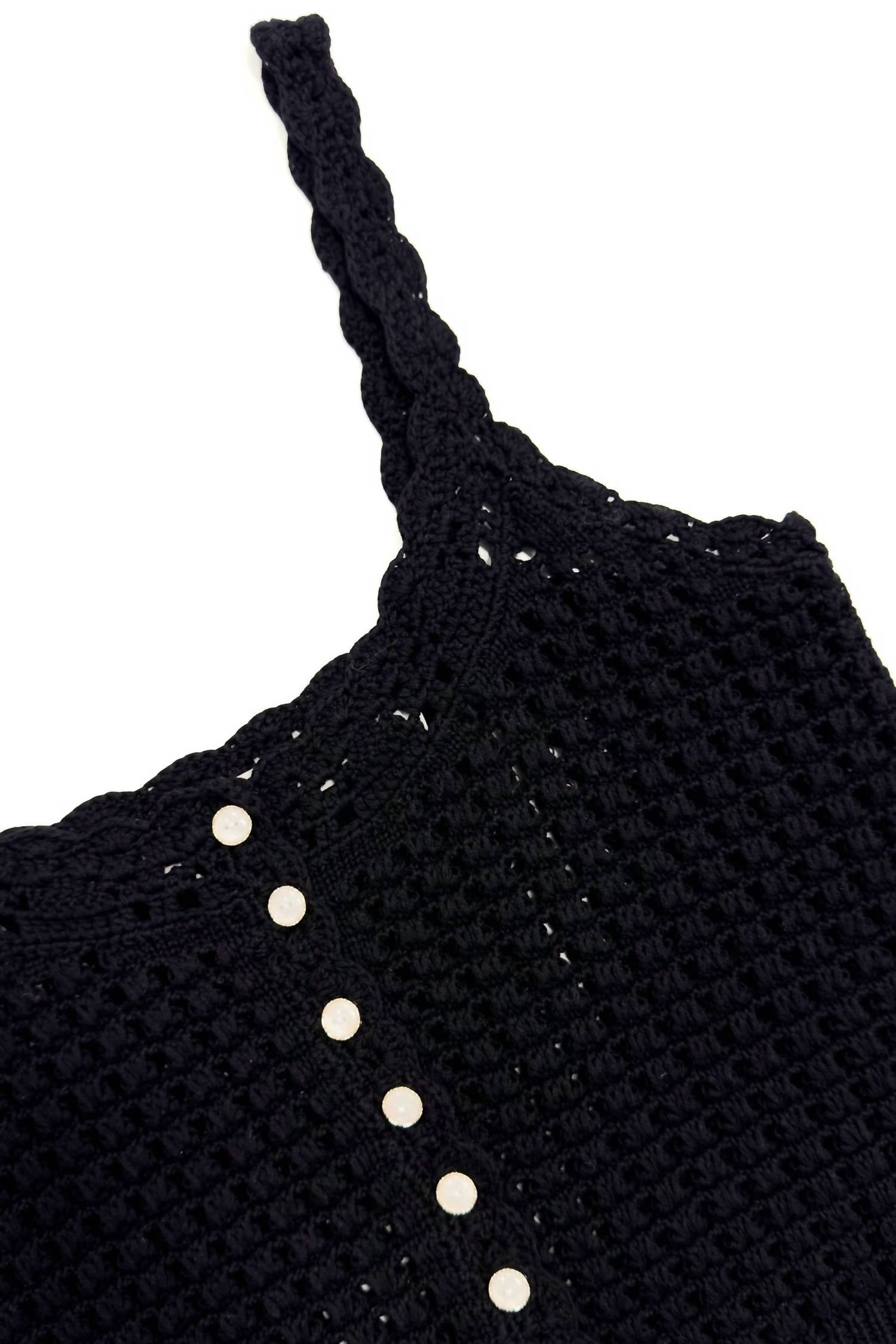 Bishop + Young - Women's Keena Open Crochet Sweater Tank