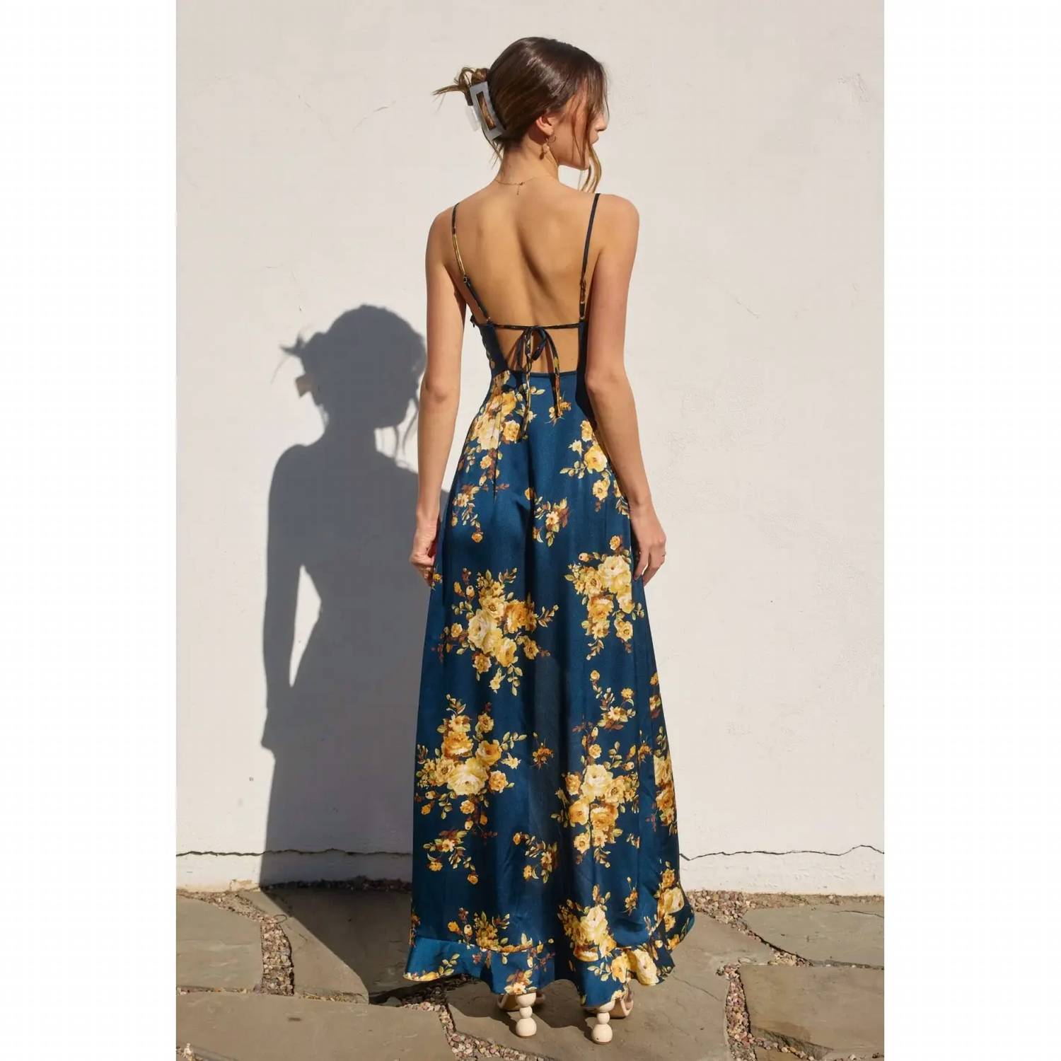 Dress Forum - Silky Floral Maxi Dress
