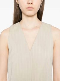 St. Agni - Pinstripe Wool Vest