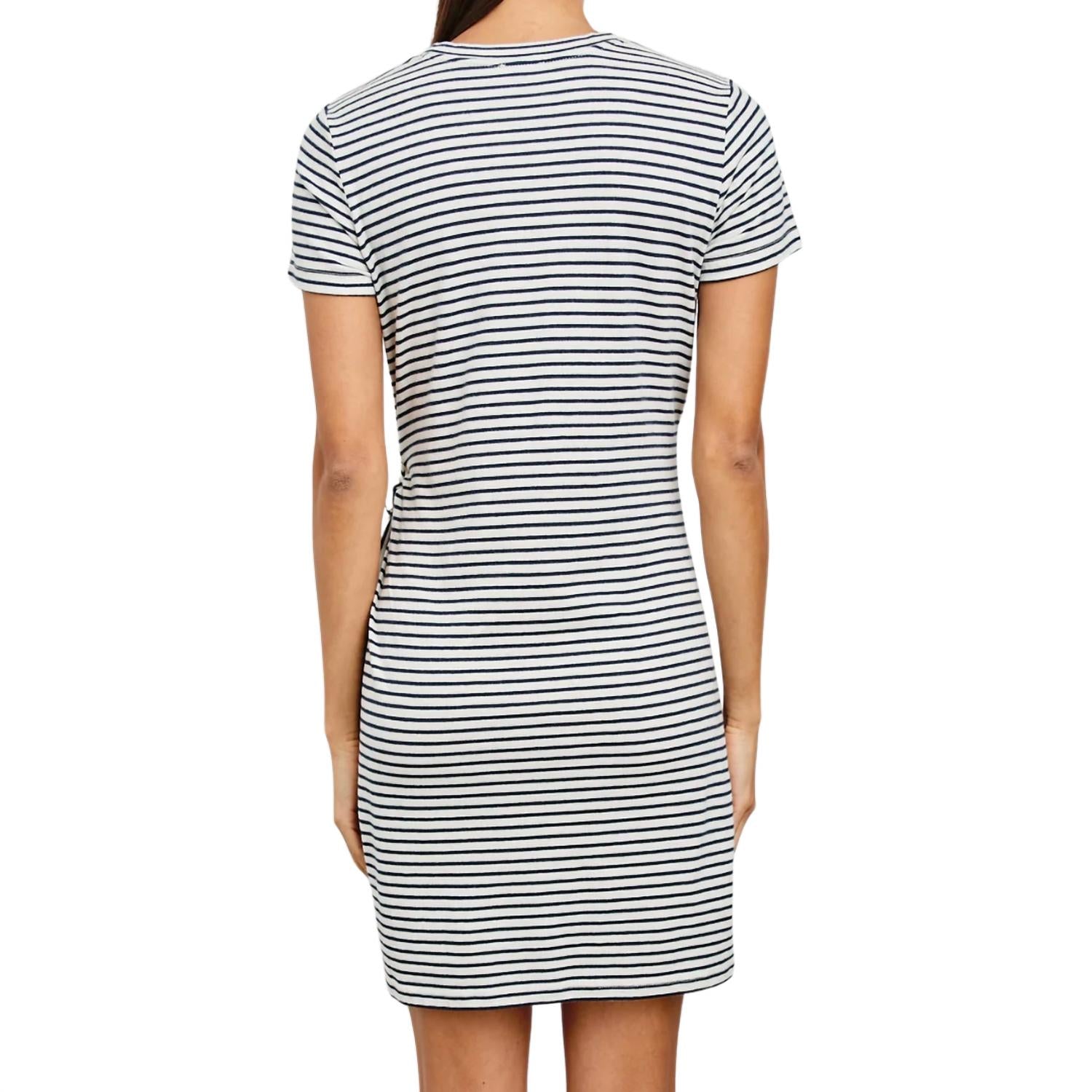 Rails Edie Dress in navy micro stripe - women's dress - alternate view