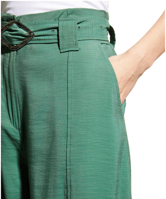 Ganni - Cropped High Waist Pants