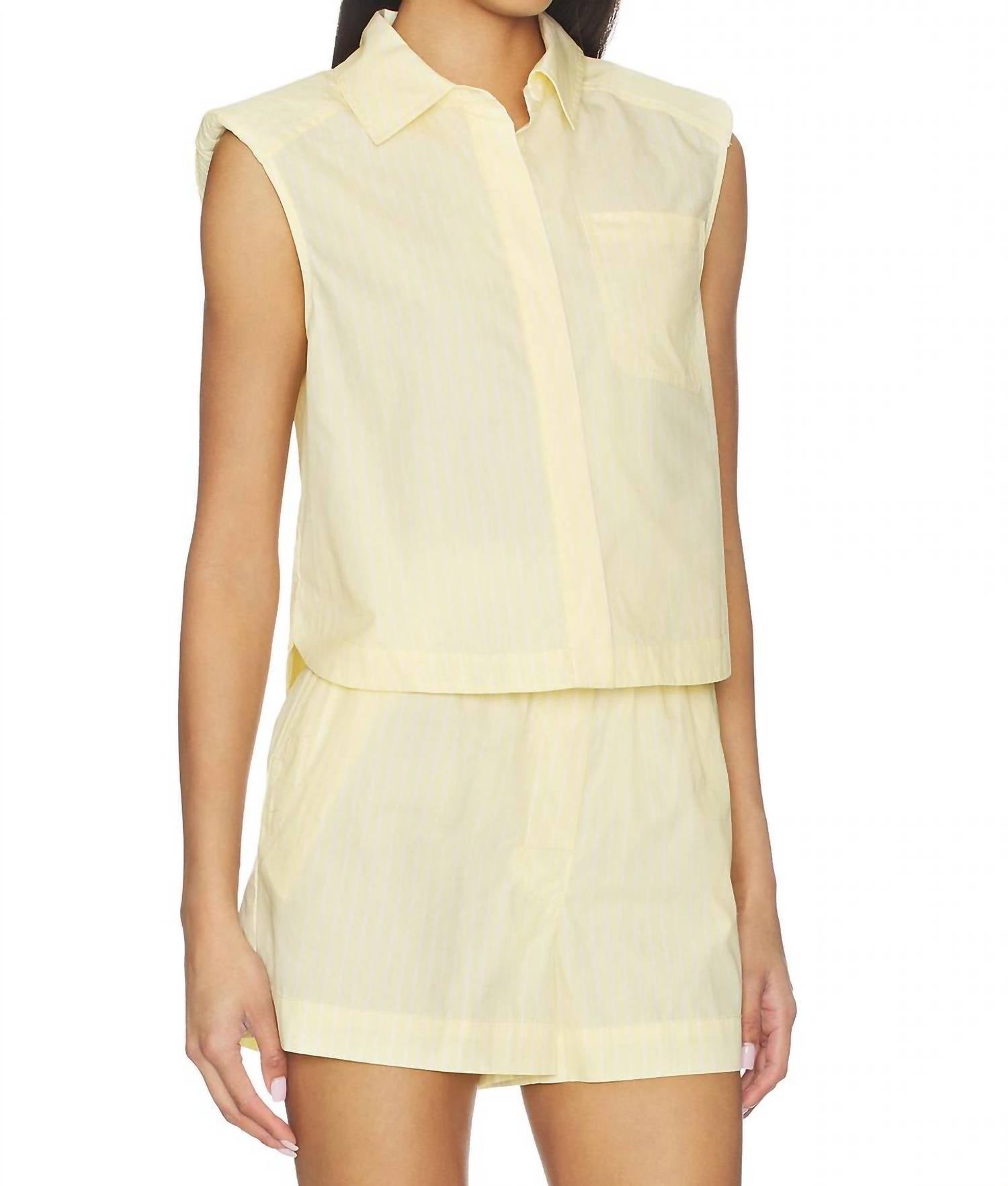 Simkhai - Winslow Cropped Shirt