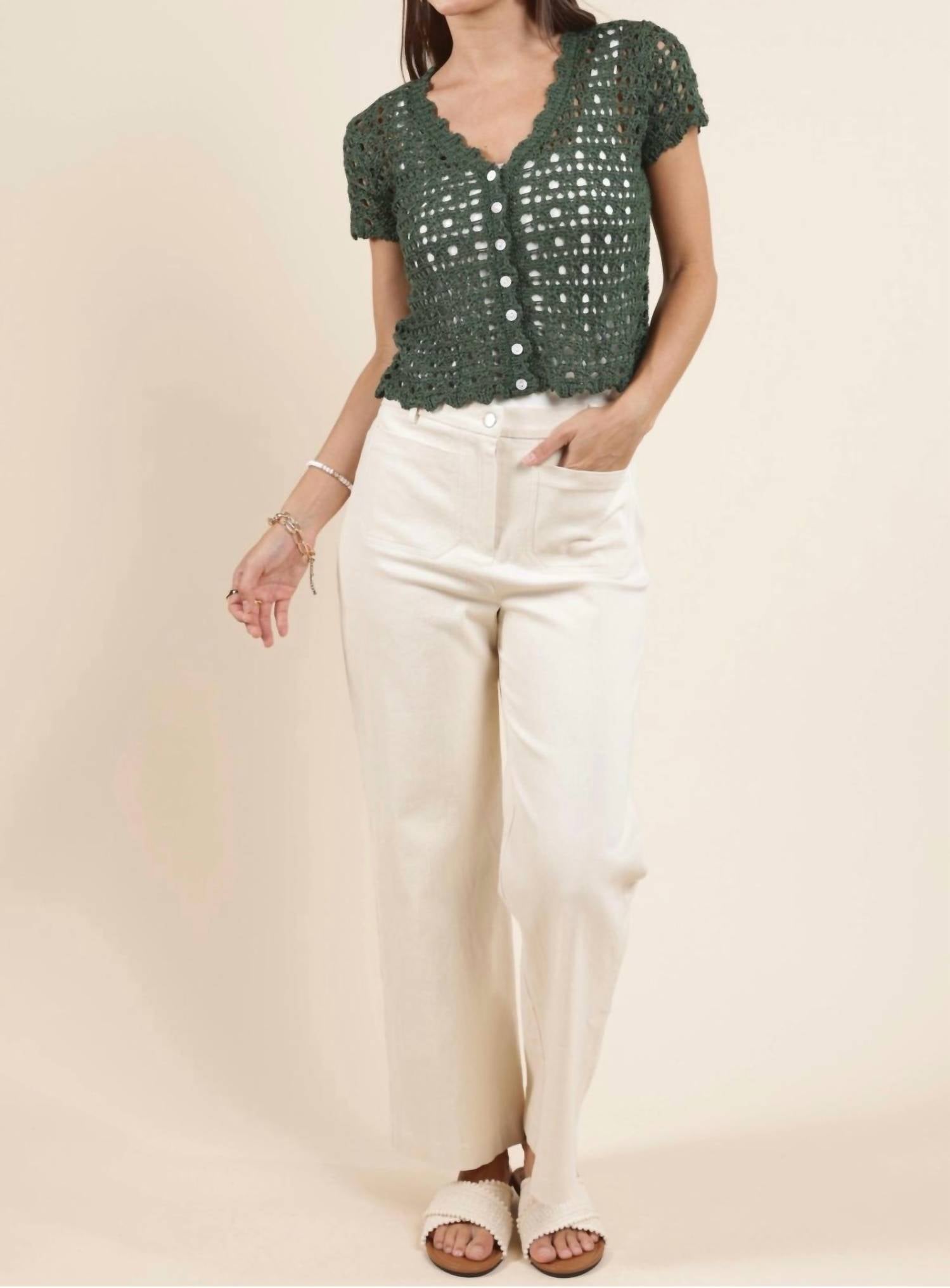 Sadie & Sage - Summer Stitch Crochet Cardigan