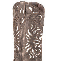 Roper - Ladies Belle Ii Sanded Leather Inlay Boots