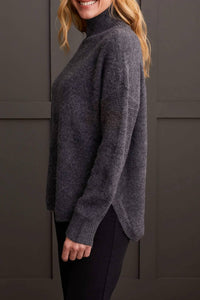 Tribal - Textured Mock Neck Sweater