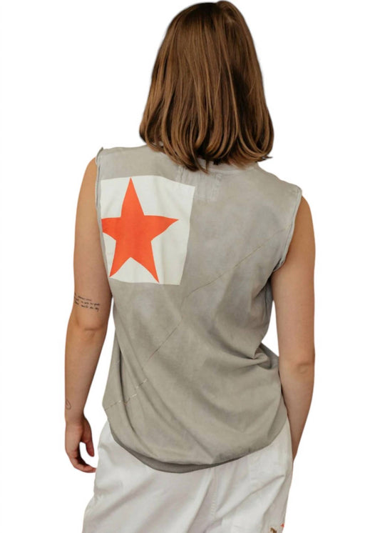 Freecity - Golden Sign Star Biggy Tank Top