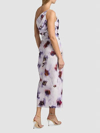 A.L.C. - Juno Floral Ruched Cotton Midi Dress