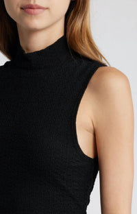 Frame - Mesh Mockneck Dress