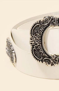 Anarchy Street - Women's Embellished Western Buckle Belt