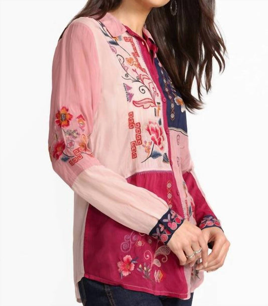 Johnny Was - MARCIA COLOR BLOCK SHIRT