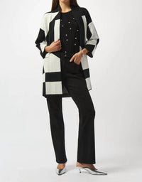 Joseph Ribkoff - Color Block 3/4 Sleeve Cover-up