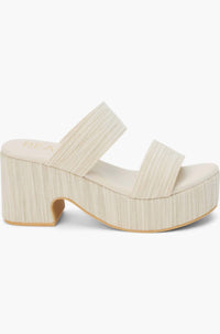 Beach by Matisse Women's Faux Leather Platform Sandals in sandstone - women's sandal - alternate view