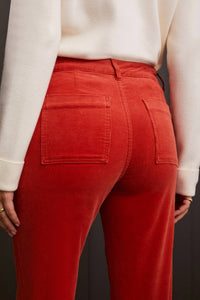 Tribal - Stretch Corduroy Straight Leg Pants