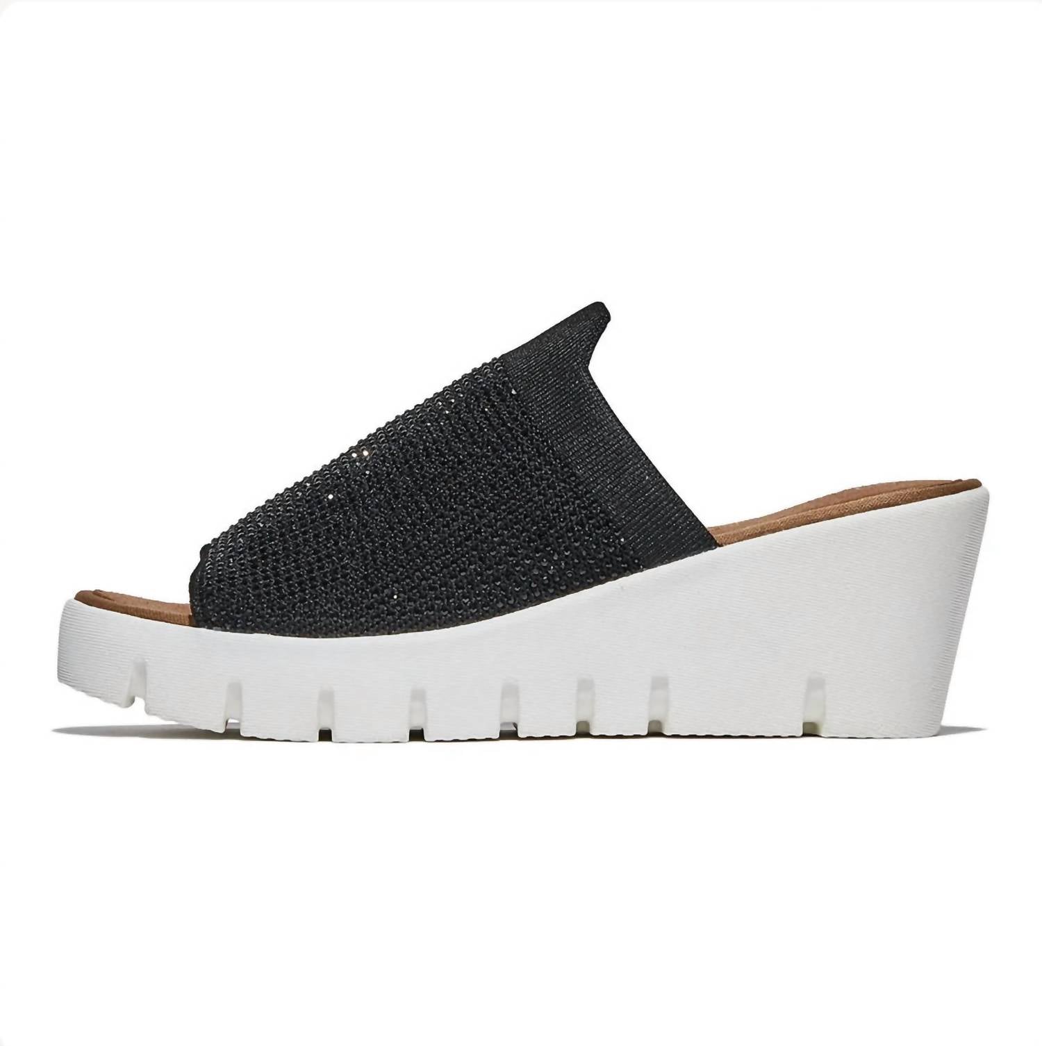 Bernie Mev - Women's Venti Crystals Wedge Sandals