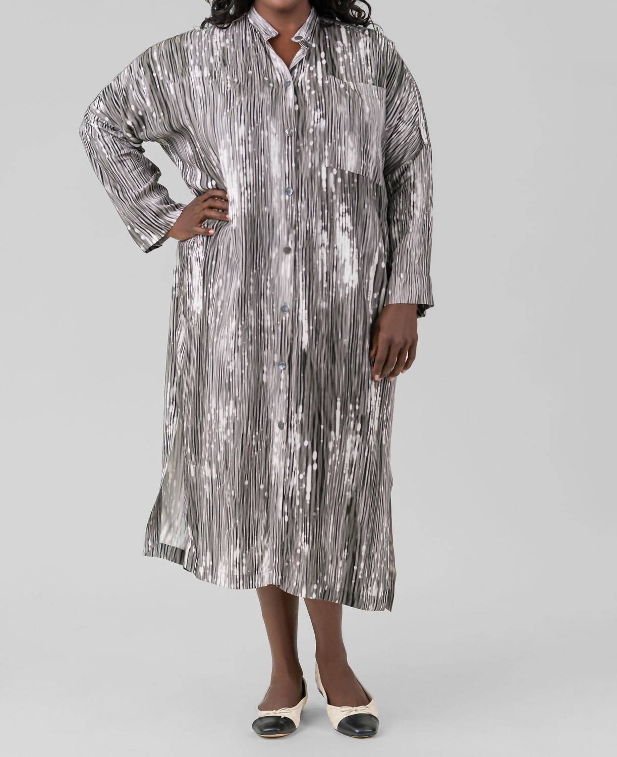 Bitte Kai Rand - Sea Viscose Shirt Dress - Plus