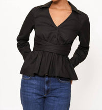 Hutch - Barber Blouse Top
