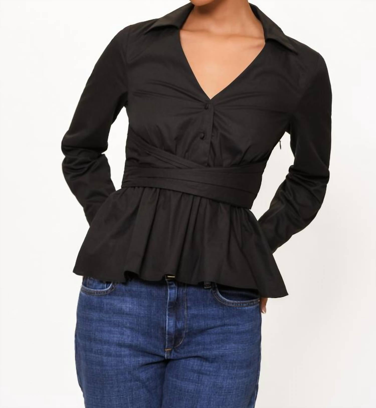 Hutch - Barber Blouse Top