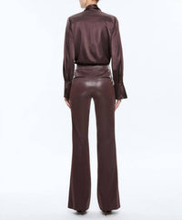 Alice + Olivia - Lloyd Slit Sleeve Button Down Blouse