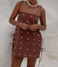 Palm Collective - Dede Cowrie Shell Beaded Dress