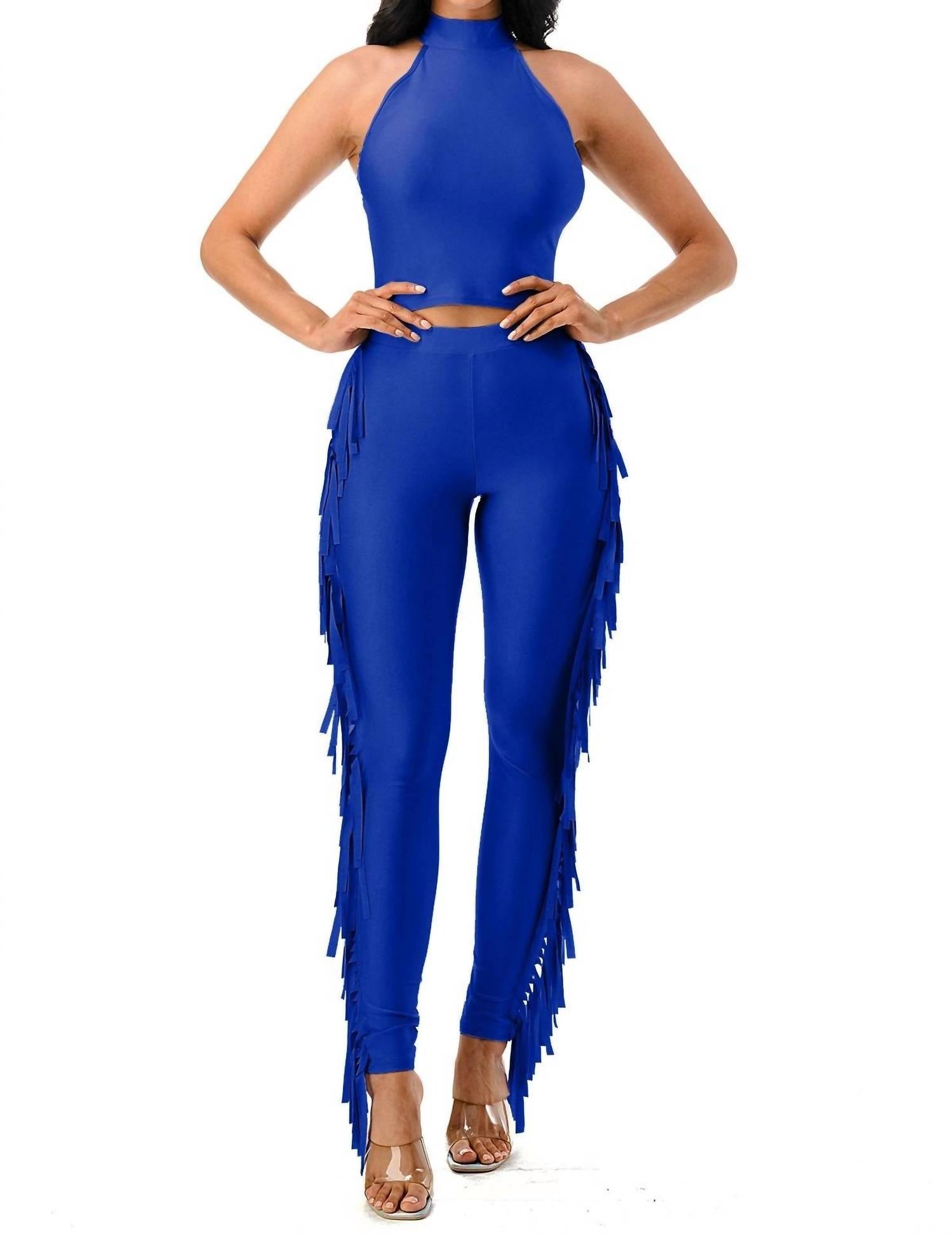Highlight - Fringe Leggings Pant Set