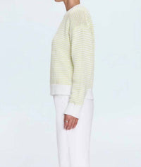 PISTOLA Aura Sweater in limeade - women's sweater - detail view