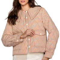 Storia - Gingham Quilted Jacket