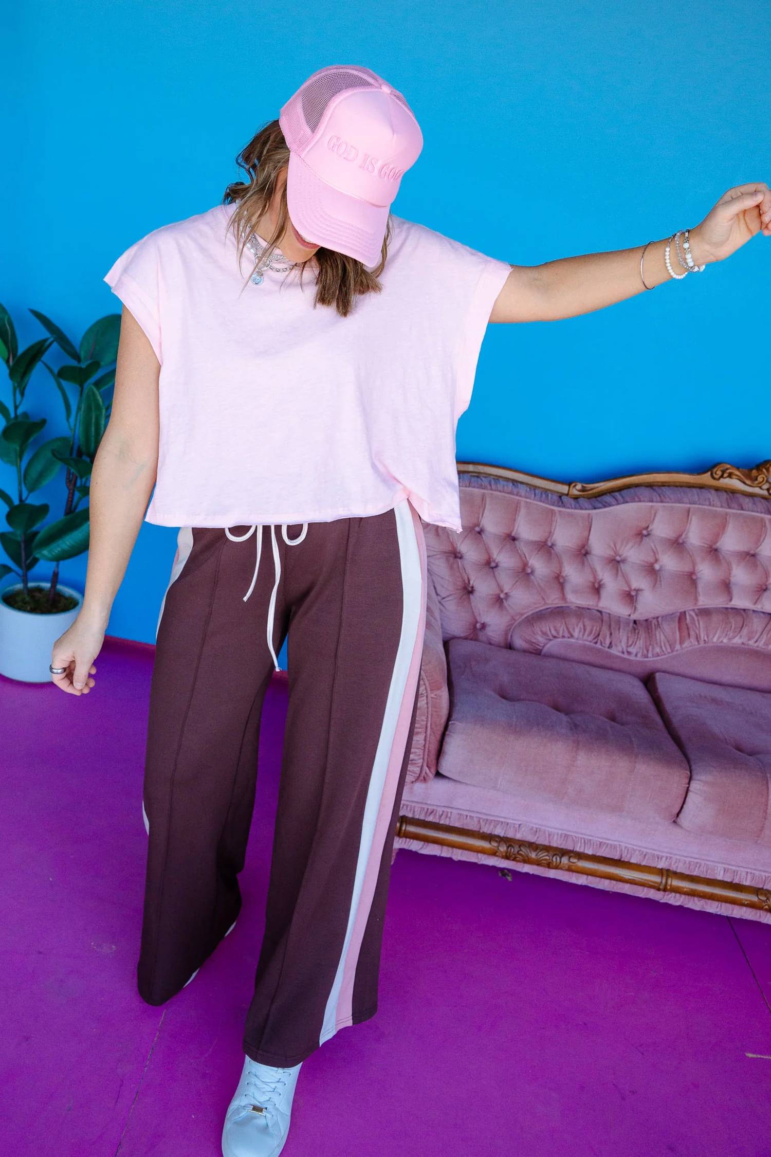 Rae Mode - Anna Open Back Slub Tee