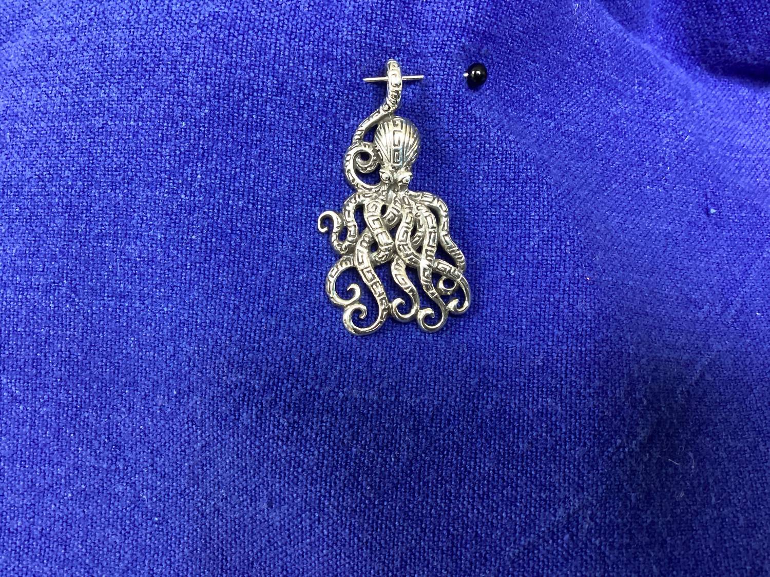 Ted Daily - Women's Small Octopus Pendant