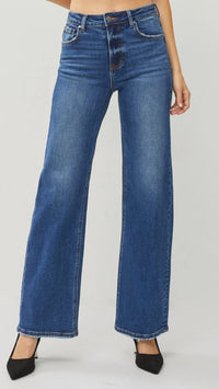 Risen - High Rise Full Length Straight Jean